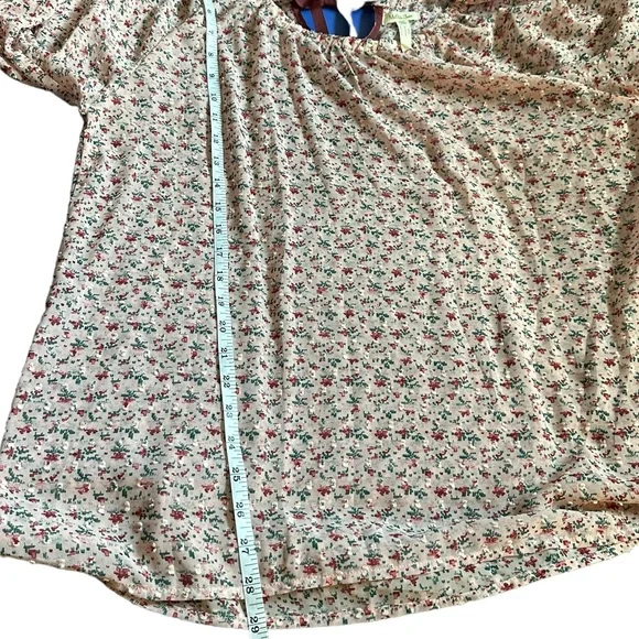 Matilda Jane Clothing blouse, pink with floral embroidery. Size XL - Picture 8 of 11